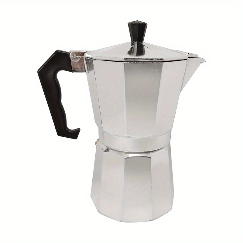 Dropship Stovetop Espresso Maker 3 Cup Moka Pot; Italian Cuban Greca Coffee  Maker; Aluminum Durable And Easy To Use & Clean(6oz Red)  Banned to  Sell Online at a Lower Price