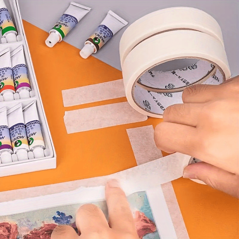 3pcs 0 39in 0 59in 0 79in 1 18in 787 4in White Masking Tape Can Be Used