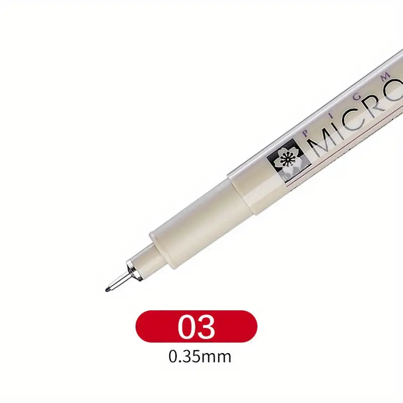 Precision Micro Line Pen. Black Micro Line Pen Waterproof - Temu