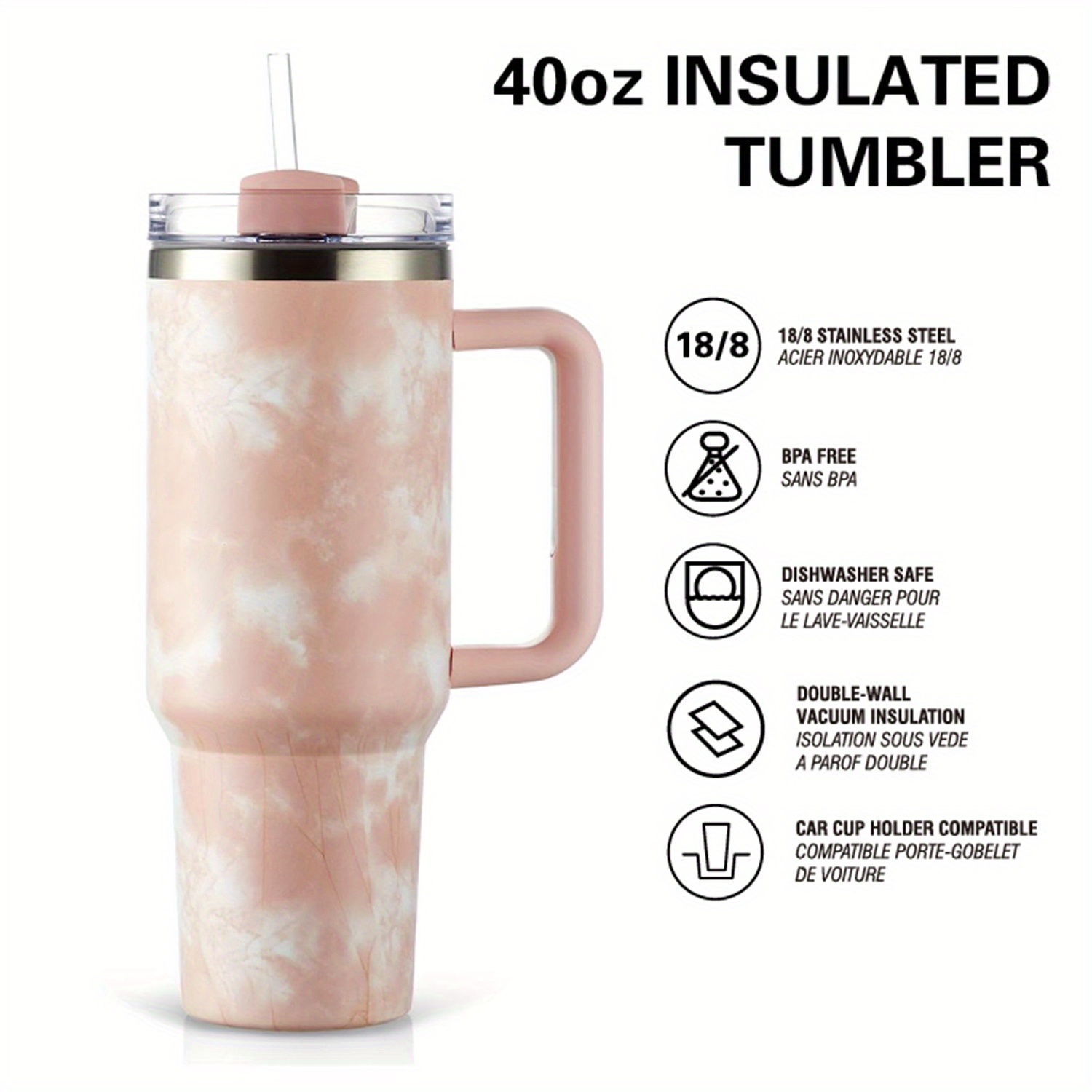 Travel mug -350ml - Acier inoxydable