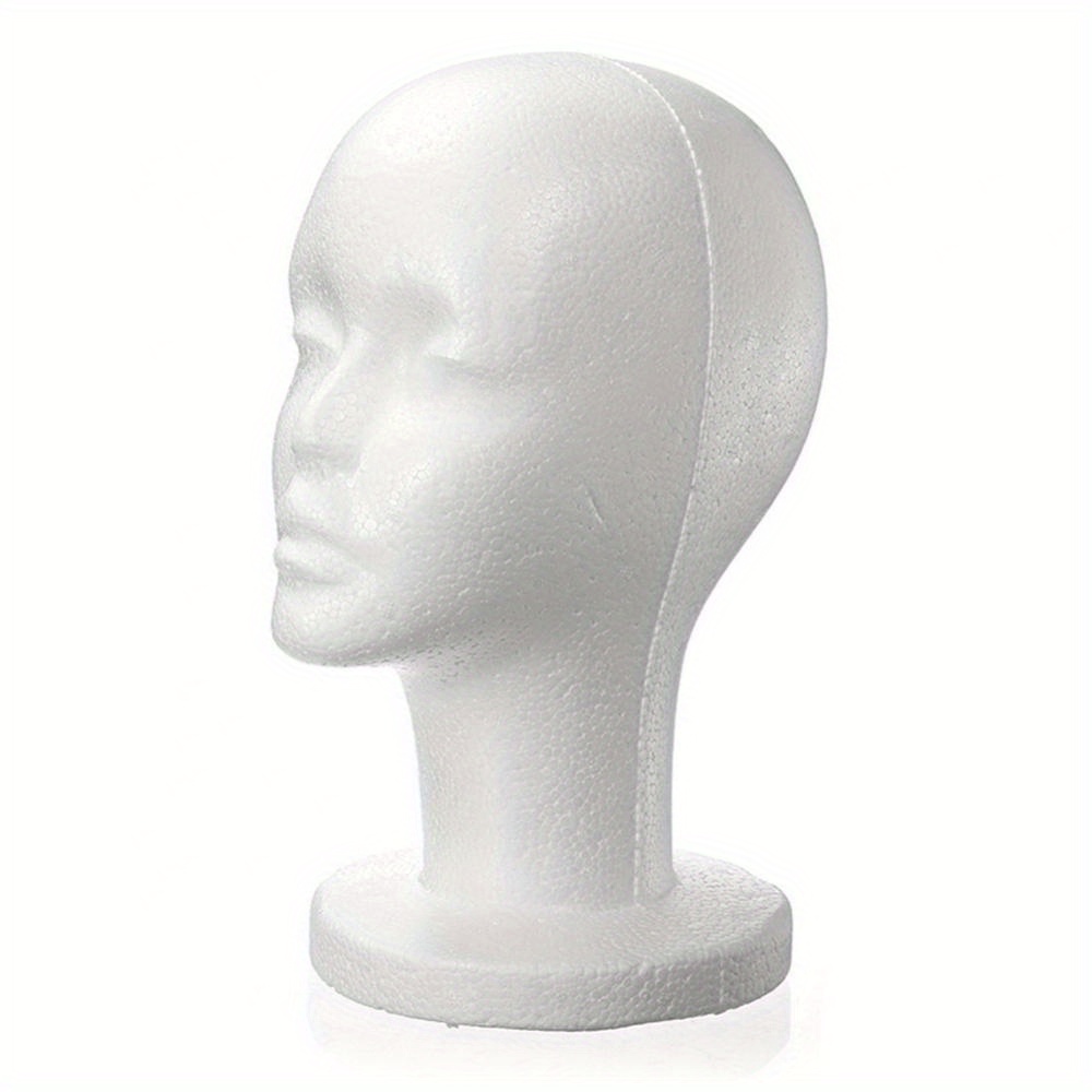  12 Styrofoam Wig Head - Foam Mannequin Wig Stand and