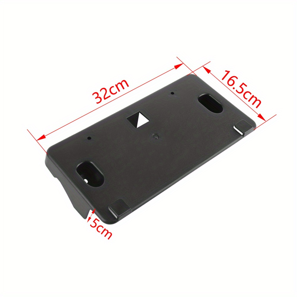 Front License Plate Licence Holder Bracket Black For Ford Bronco 2021