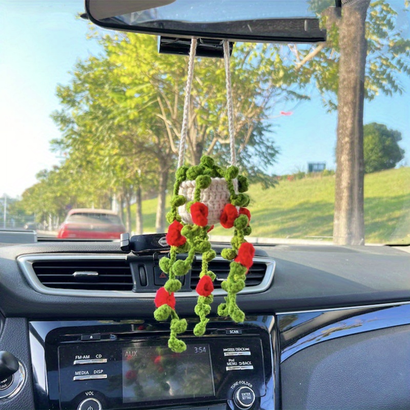 Schaukel Auto Rückspiegel Hängende Ornament Topfpflanze - Temu Austria