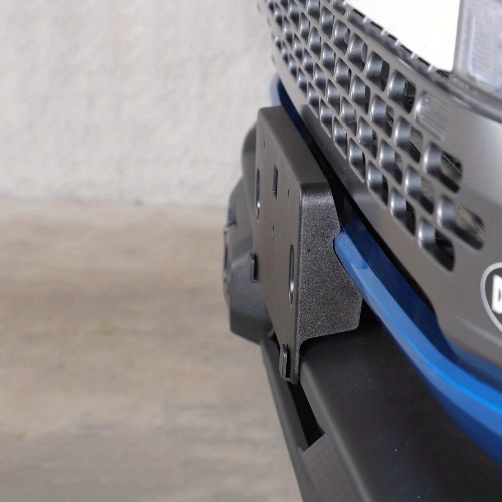 Front License Plate Licence Holder Bracket Black For Ford Bronco 2021