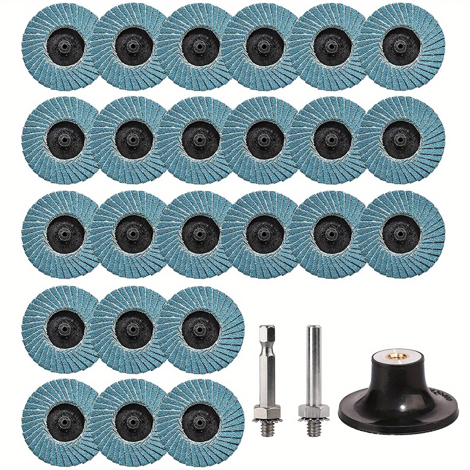 VCT 2" Ziconia Flap Discs (30pk) 40 Git, Ziconium Oxide