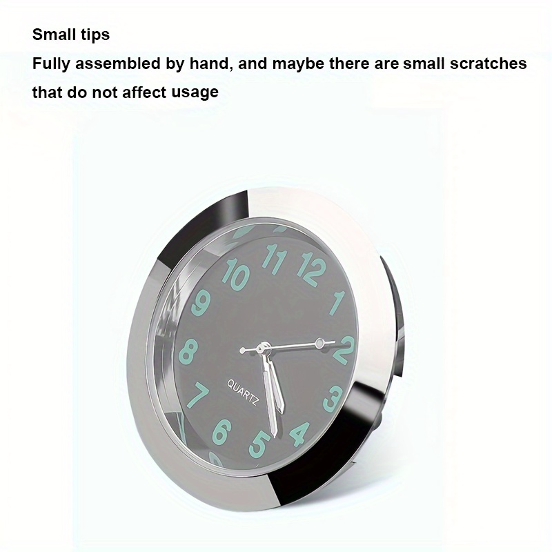 Car Clock Automobiles Internal Stick-On Mini Digital Watch Mechanics Quartz  Clocks Auto Ornament Car Accessories
