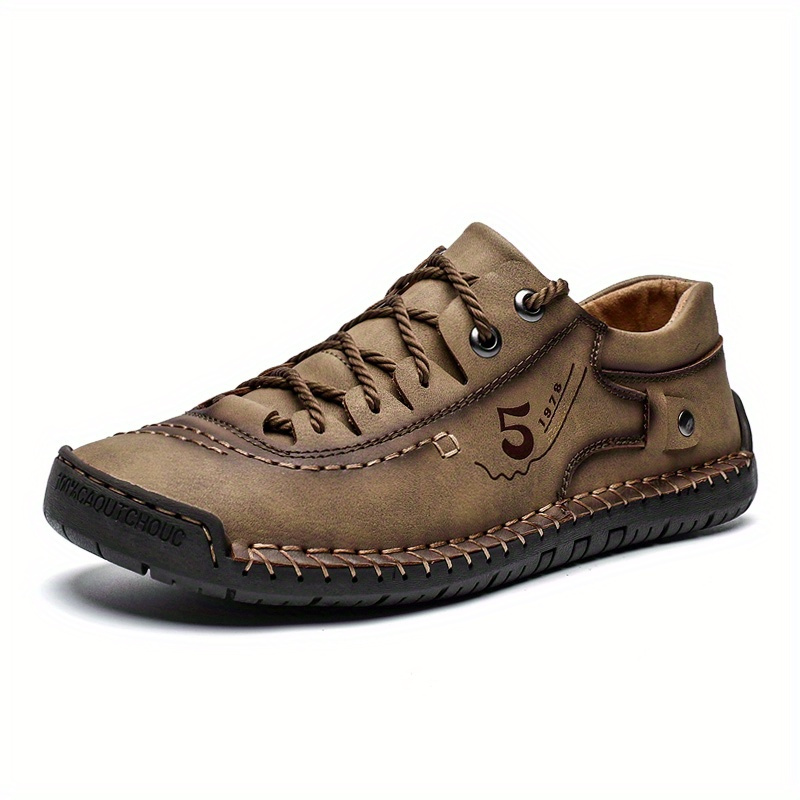 Men's Lace Up Non Slip Casual Shoes Comfortable Sneakers