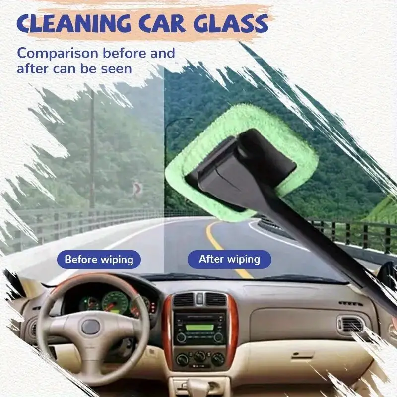 GLEAVI 3st Glasschaber Für Fenster Reinigungsknete Auto Glaswischer Auto  Scheibenwischer Spiegelwischer Autoreinigungsschaber Fensterputzer 10cm