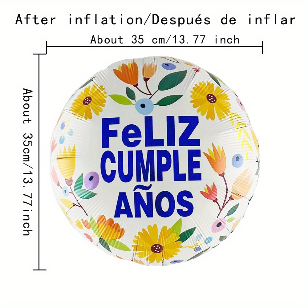 Globos De Película De Aluminio De Feliz Cumpleaños De 18 - Temu