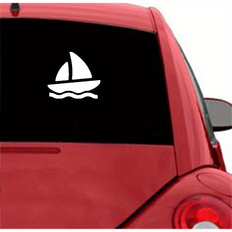 Sailboat Vinyl Stickers, Waterproof Stickers, Windows, Trucks ...