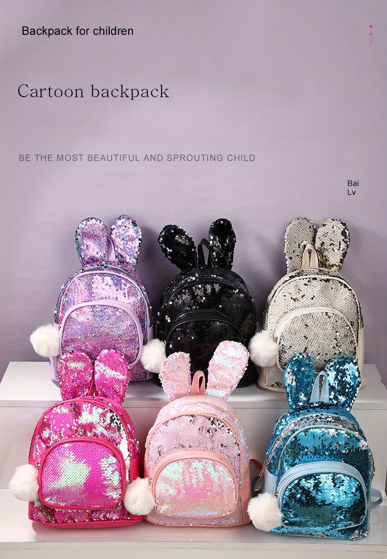 Cartoon Kindergarten School Bag Bunny Doll Girl Small Backpack