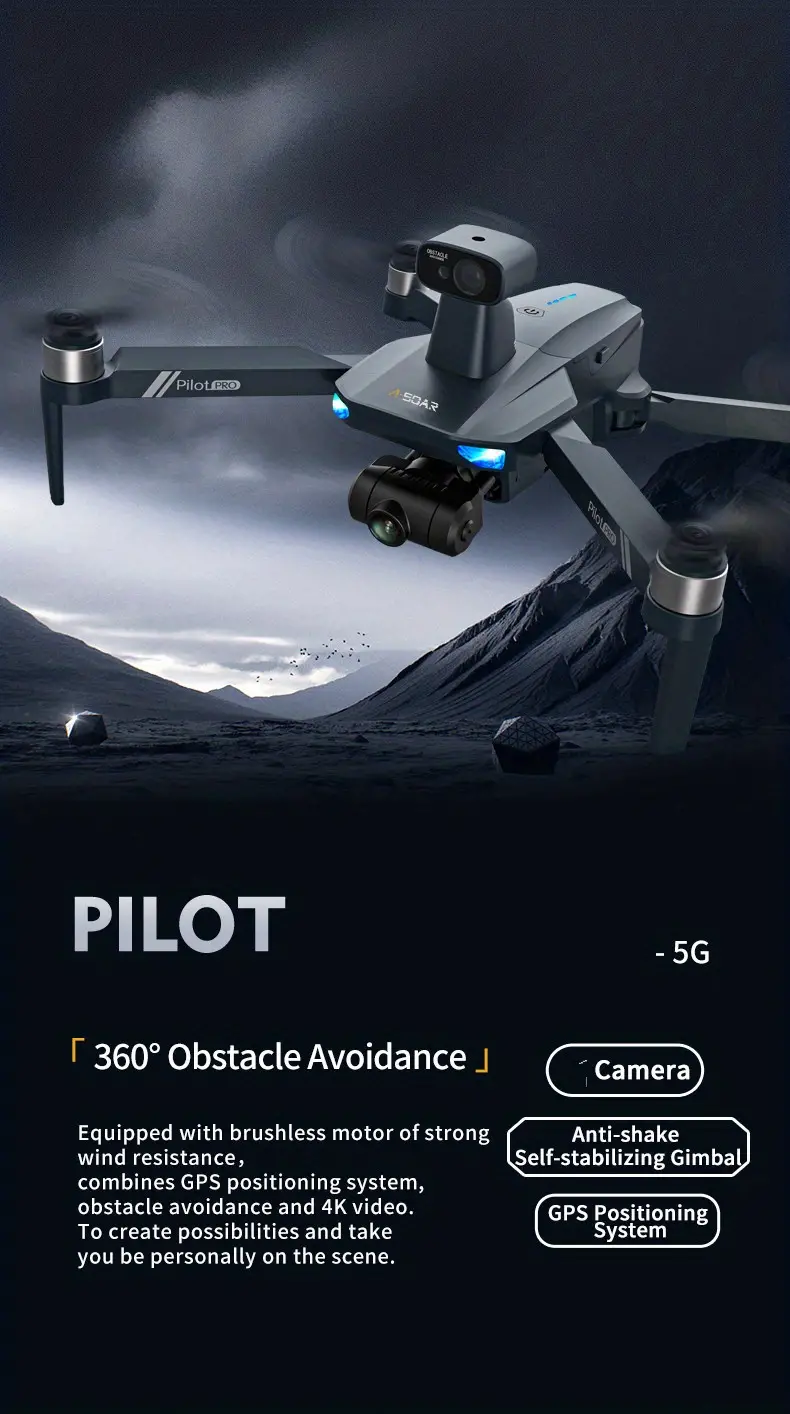 x19 drone 2 axis ptz hd pixel gps 360 laser obstacle avoidance 5g fpv headless mode intelligent following professional adult aerial photography uav brushless motor with strong motion details 0