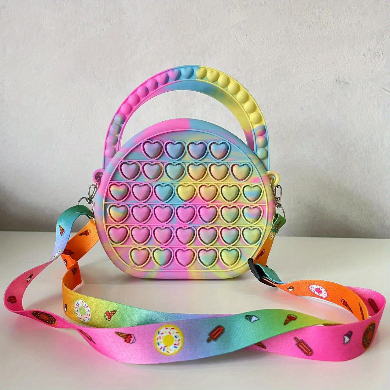 Cute cheap rainbow purses