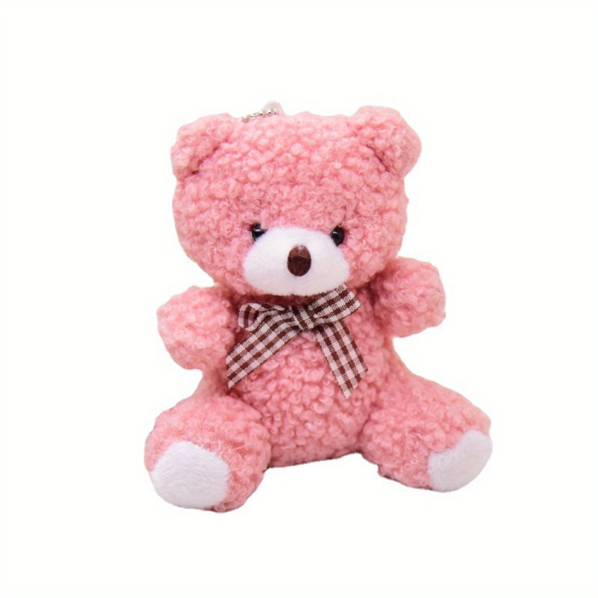 Cute Studded Denim Teddy Bear Bag Charm - Perfect Girl Accessory Keychain!  - Temu Japan