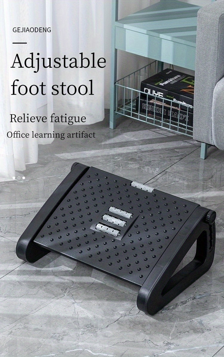 Home-organizer Tech Portable Adjustable Foot Hammock for Corner Desk Office Foot Rest Mini Under Desk Foot Rest Hammock for Home, Office, Airplane
