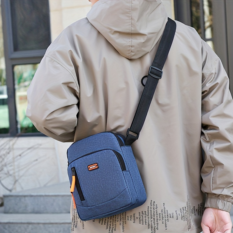 New Messenger Bag, Business Commuting Simple Messenger Bag, Anti-splashing  Utility Style Shoulder Bag, - Temu