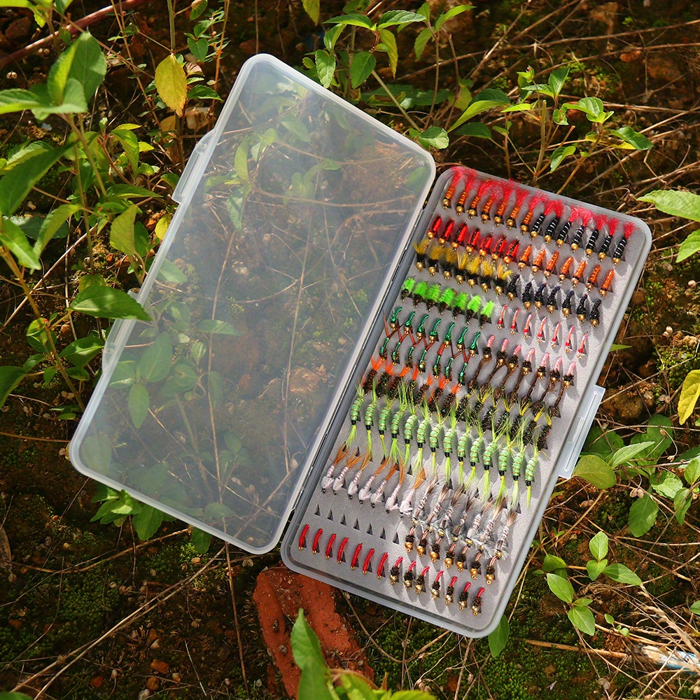 Fly Fishing Flies Box Set Trout Panfish Carp Lures Temu Australia