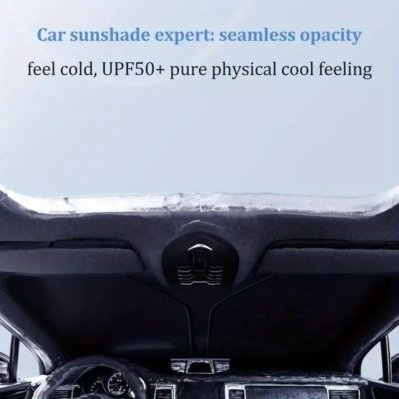 1pc Auto Windschutzscheibe Sonnenblende Faltbare Sonnenschutz Abdeckung  Frontscheibe Sonnenschutz Innen Kühlung UV Schutz Vorhänge Für Auto