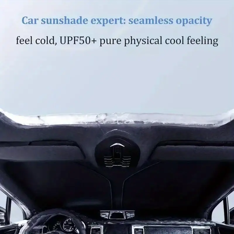 1pc Auto Windschutzscheibe Sonnenblende Faltbare Sonnenschutz Abdeckung  Frontscheibe Sonnenschutz Innen Kühlung UV Schutz Vorhänge Für Auto