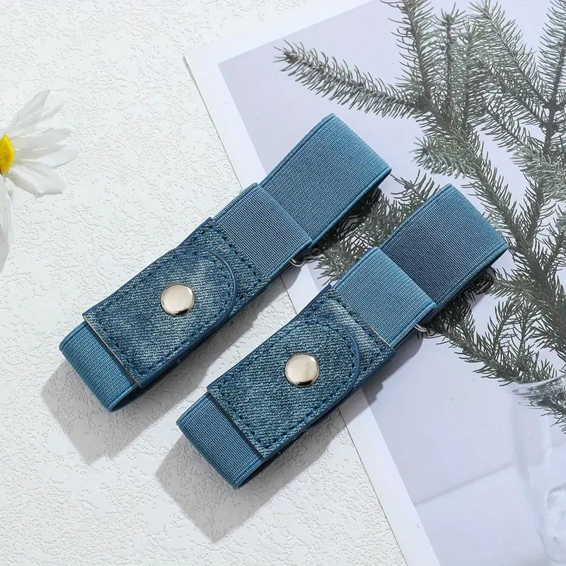 No Buckle Elastic Belt Stretch Adjustable Invisible Belt