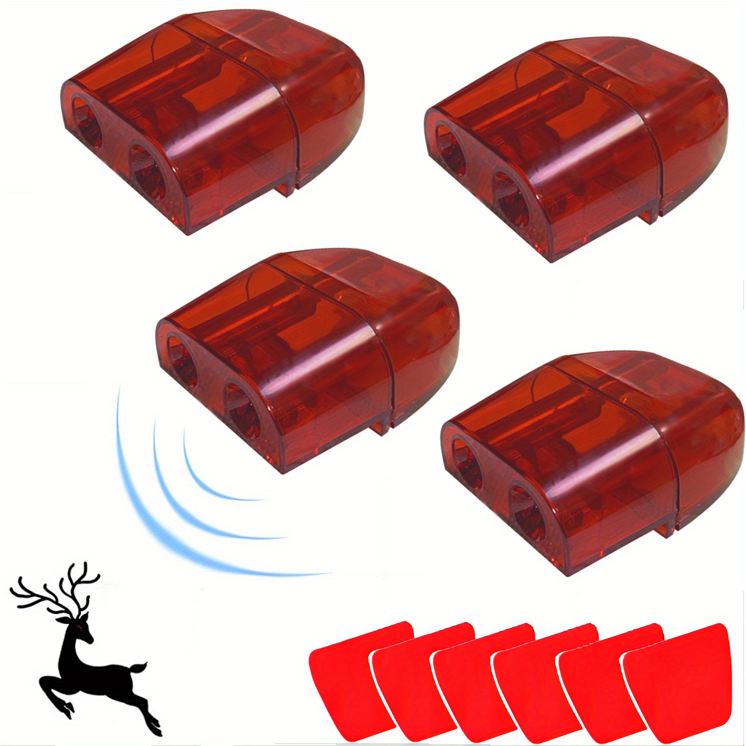 FineGood 6 PCS Deer Whistles für Auto, Car Animal Warning Whistle