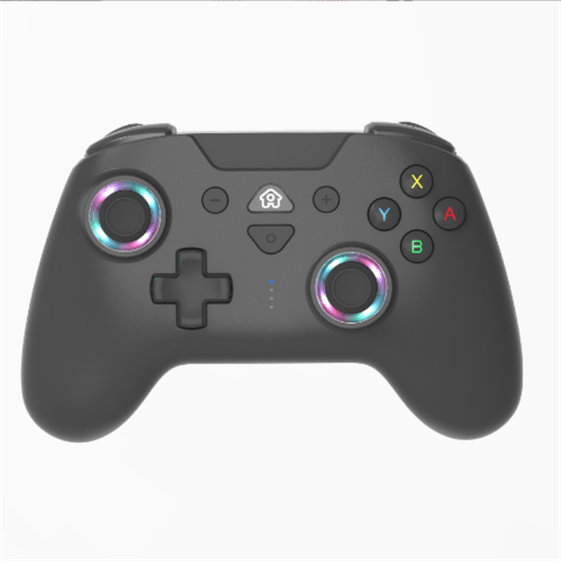 Wireless Gaming Controller Rgb Cool Color Lights Pro Vibration Body 