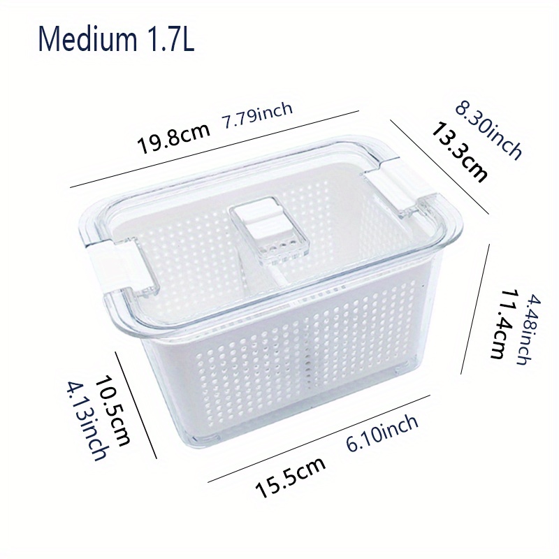 Timing Refrigerator Fresh keeping Boxes With Handle And Lid - Temu
