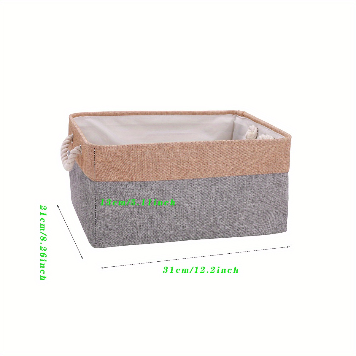 Plus Size Folding Storage Basket Wardrobe Organizer Basket Sundries Clothes  Storag Bags Cabinet Organizer Sac Rangement