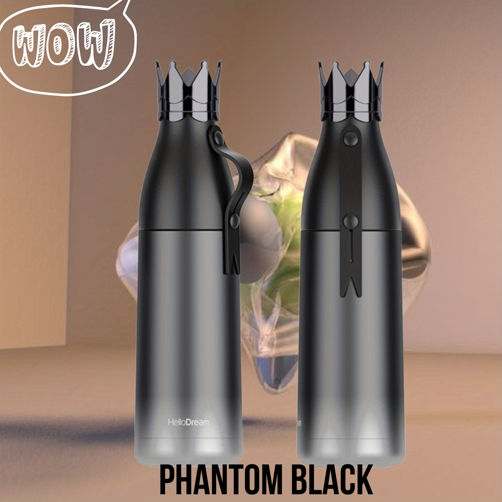 Water Bottle Stainless Steel 350ml Vacuum Insulated Water Bottle Bullet  Shape Travel Cup Keep Warm