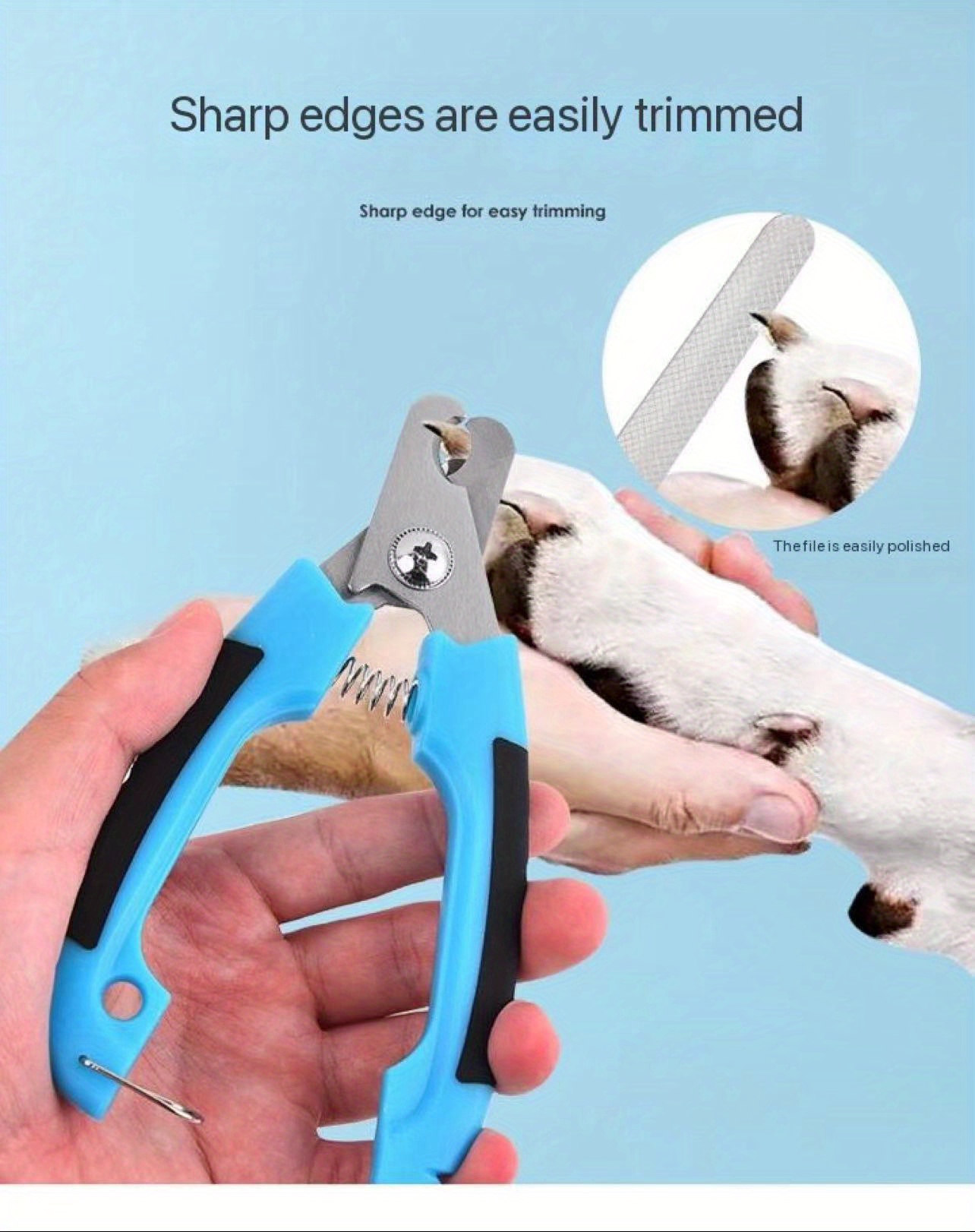 Pet Nail Clipper Dog Stainless Steel Nail Clipper Pet Care Temu