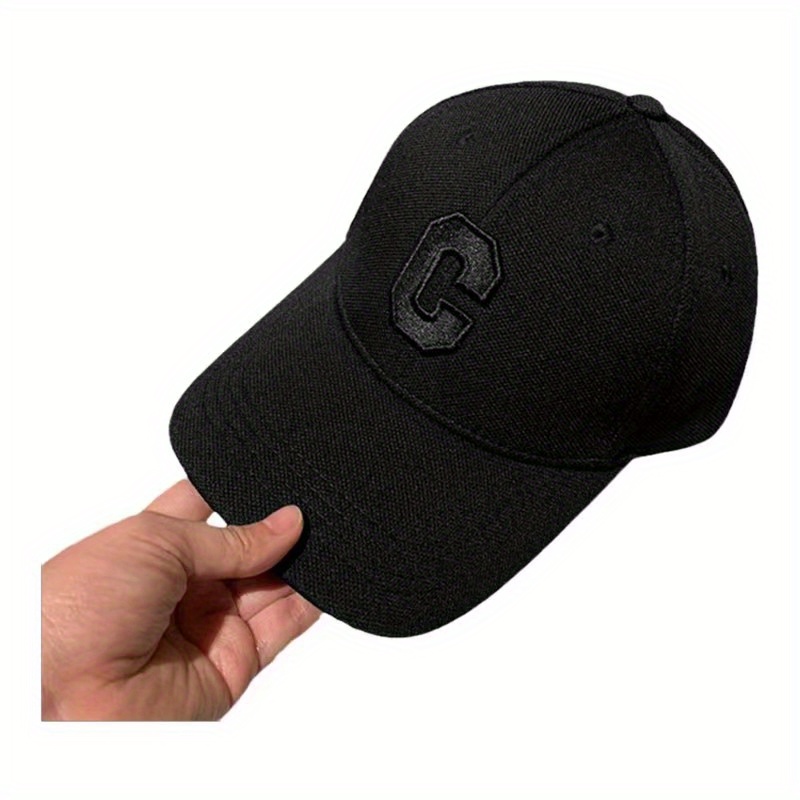 C Letter Embroidery Baseball Trendy Lightweight Couple Dad Hat Adjustable  Golf Sun Hats For Women & Men - Temu Bahrain