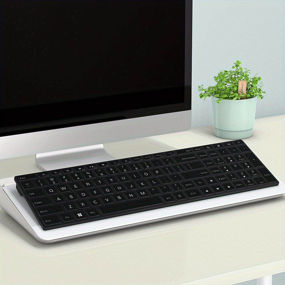 Small Glass Desktop Whiteboard Computer Keyboard Stand Temu