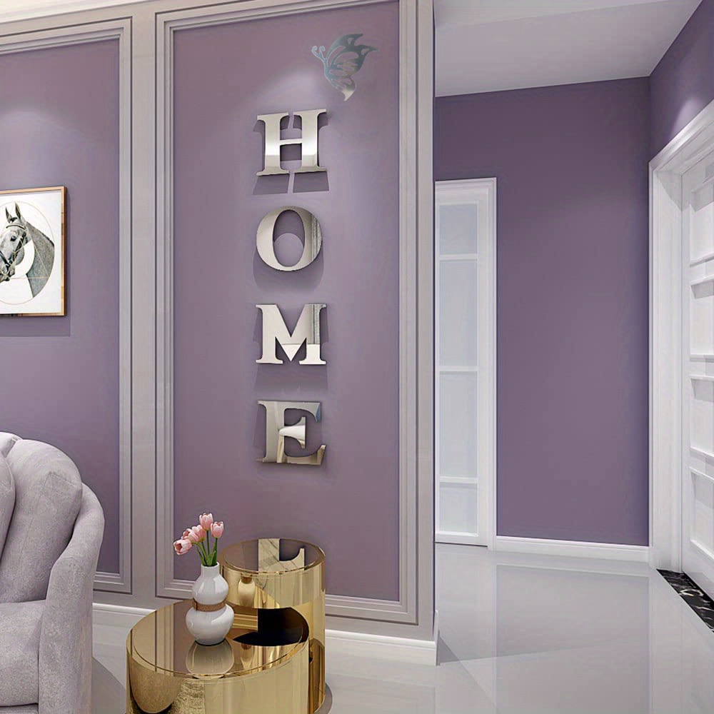 Home Mirror Stickers Suitable For Room Entrance Living Room - Temu