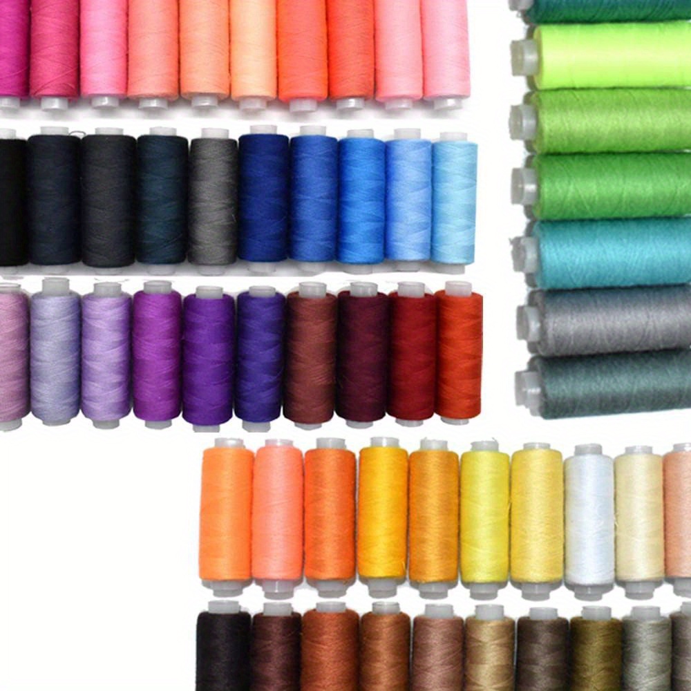 6 Pz/pacco Colori Assortiti Filo Cucire Filo Cucire In - Temu Italy