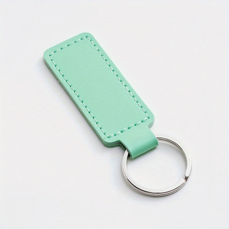 Simple Style Pu Leather Keychain Strap Purse Wallet Key Ring Pendant - Temu  Austria