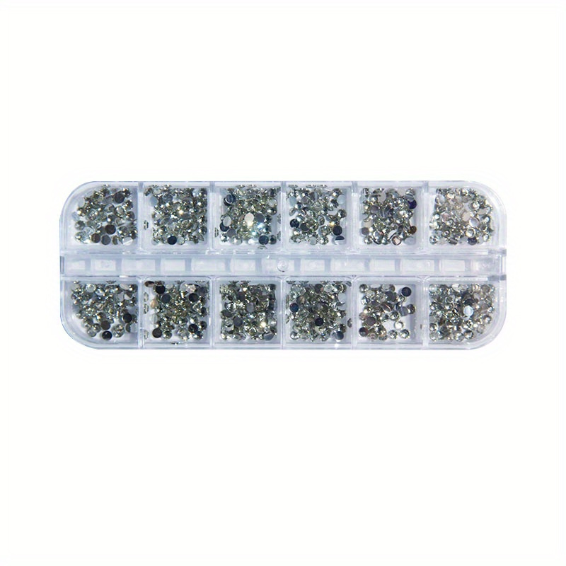Diamantes de imitación AB ultra pequeños para manualidades, 1.59  oz/botella, diamantes de imitación de arena, cristales de uñas de larga  duración