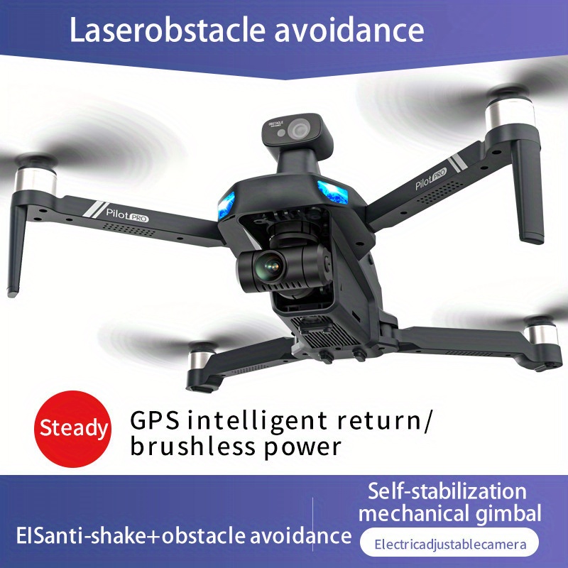 intelligent aerial photography drone with gps