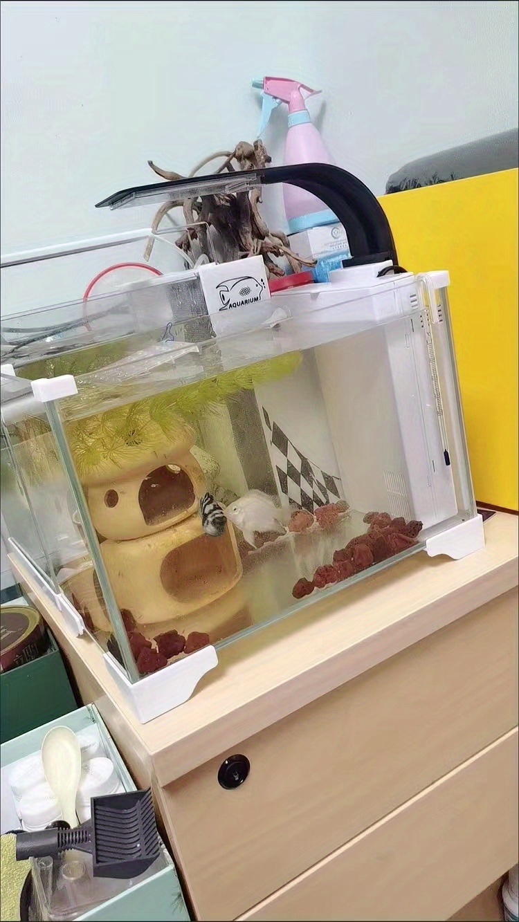 Small Fish Tank Plastic Holder Corner Protector Fish Tank Temu