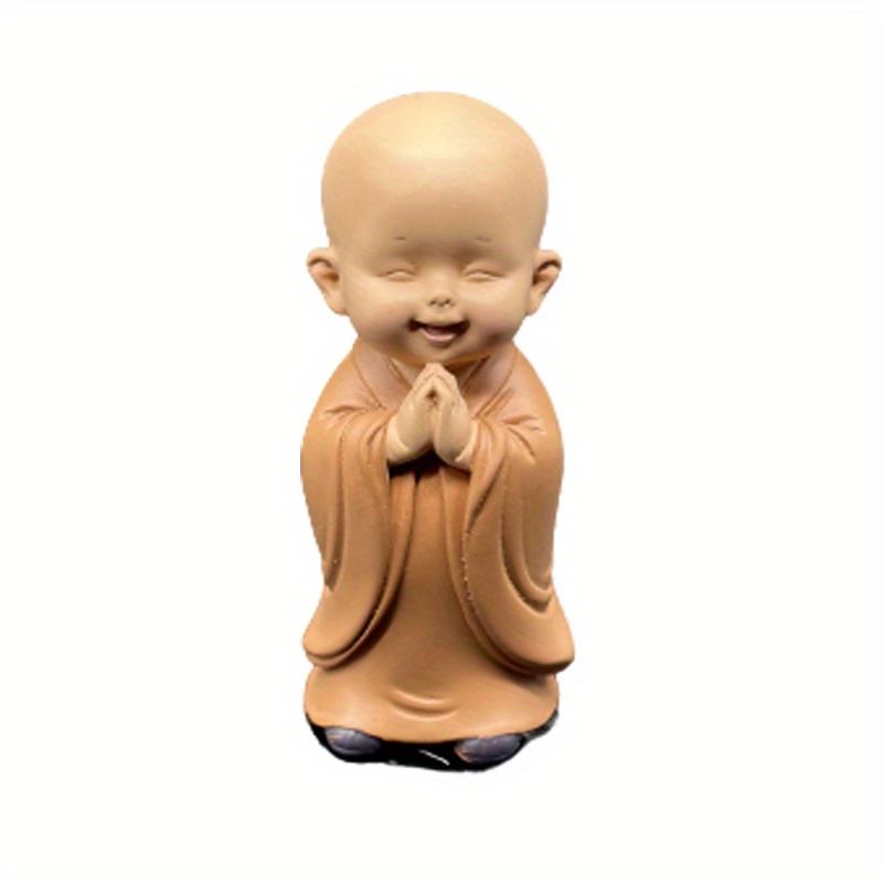 Abaodam 1pc Wooden Tumbler Monk Figurine Monk Tumbler Meditation Monk  Figure Tumbler Monk Statue Wise Monk Figurines Toys for Kids car Toy  Desktop