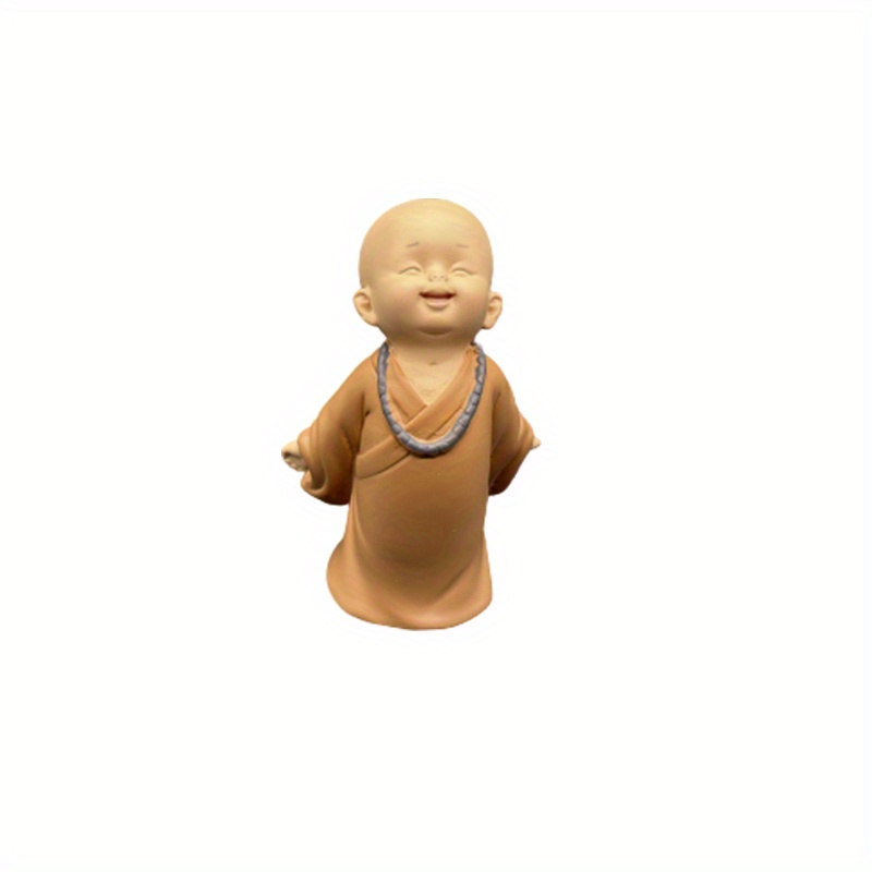 Abaodam 1pc Wooden Tumbler Monk Figurine Monk Tumbler Meditation Monk  Figure Tumbler Monk Statue Wise Monk Figurines Toys for Kids car Toy  Desktop