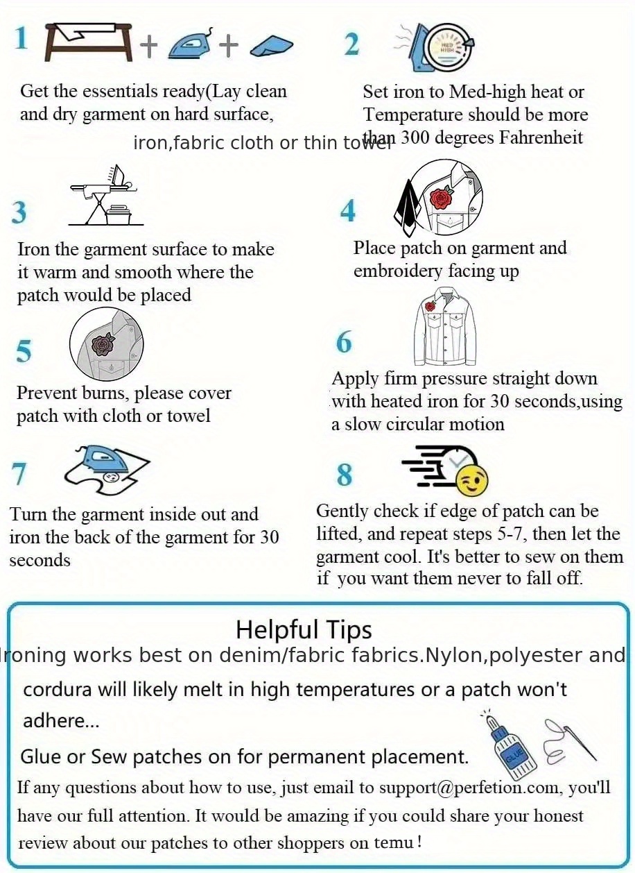 Letter Towels Stickers Iron Stickers Bags Hat Mobile Phone Temu