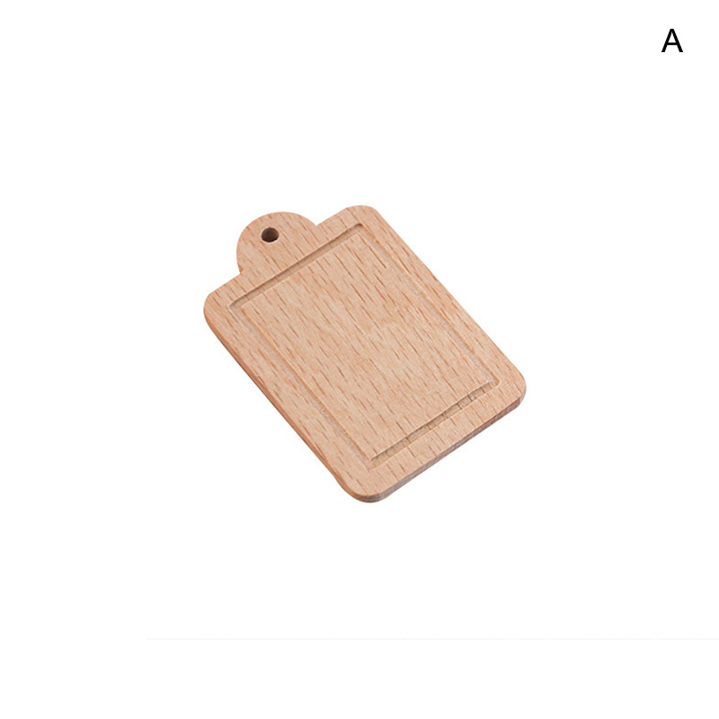 5pcs wood chopping board small chopping board Doll House pretend play