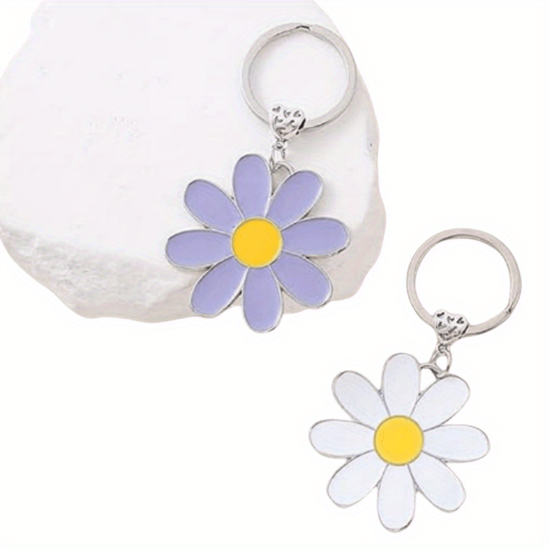 Cute Tulip Flower Keychain Kawaii Resin Key Chain Ring Purse - Temu