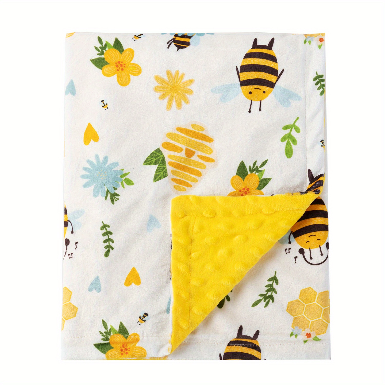 Cute Print Minky Baby Blanket Double layer Silky Soft Micro Temu