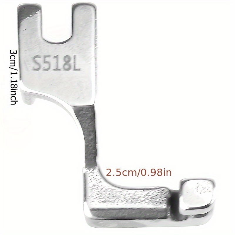 2 PCS P36N P36LN Zipper Foot For Single Needle Lockstitch Industrial Sewing  Machine JUKI BROTHER SINGER Cording Feet Metal Foot