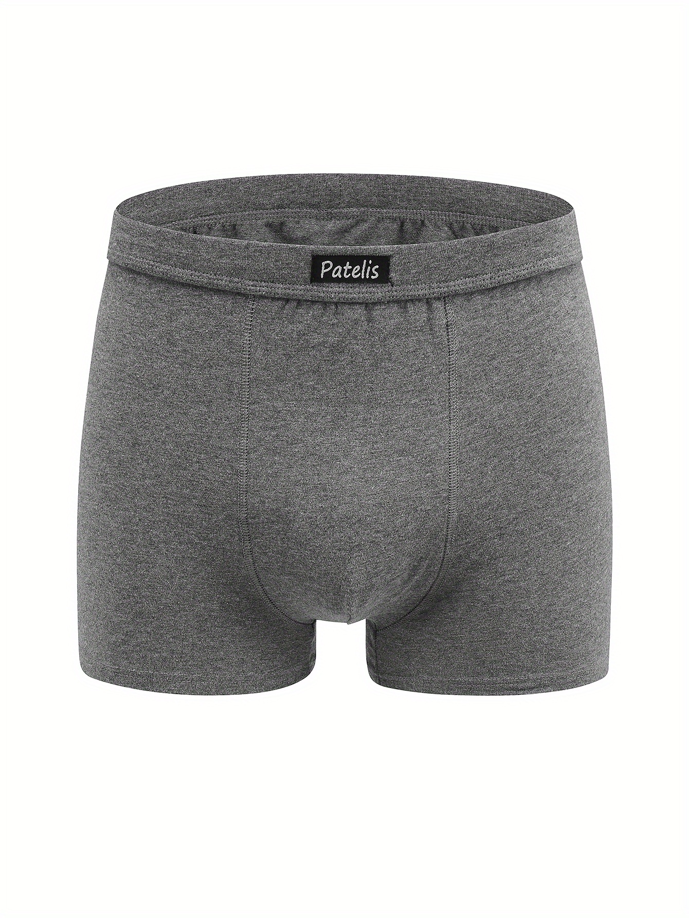 Petrol Men's Basic Underwear Boxer Briefs Cotton Fabric Gray Brief