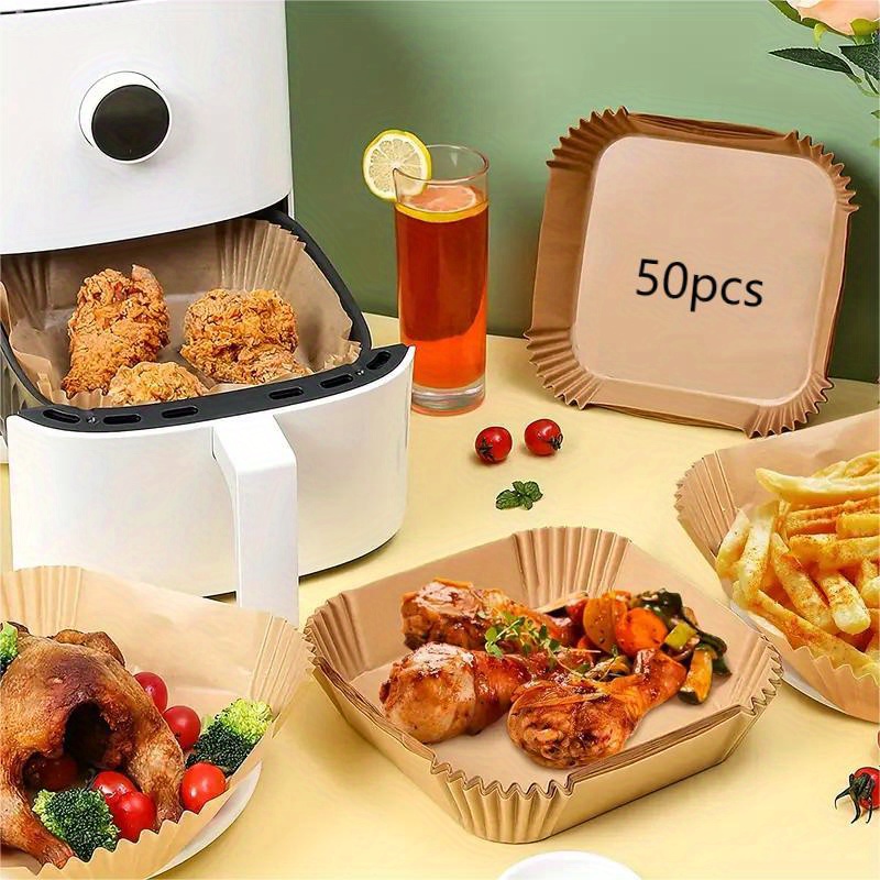 Air Fryer Disposable Paper Liner Non-Stick Oil-proof Paper Tray
