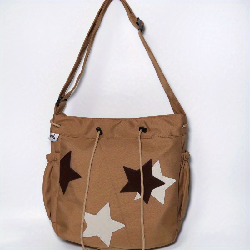 Trendy Star Decor Crossbody Bag, Fashion Y2k Shoulder Bag, Women's Niche  Design Handbag & Purse - Temu Bulgaria