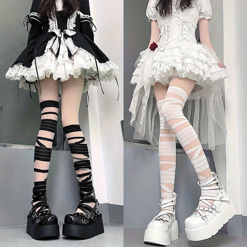 White Lace Socks,girls Tights,pantyhose Lolita Lace Tight,cute Hollow  Cosplay Tight -  Australia