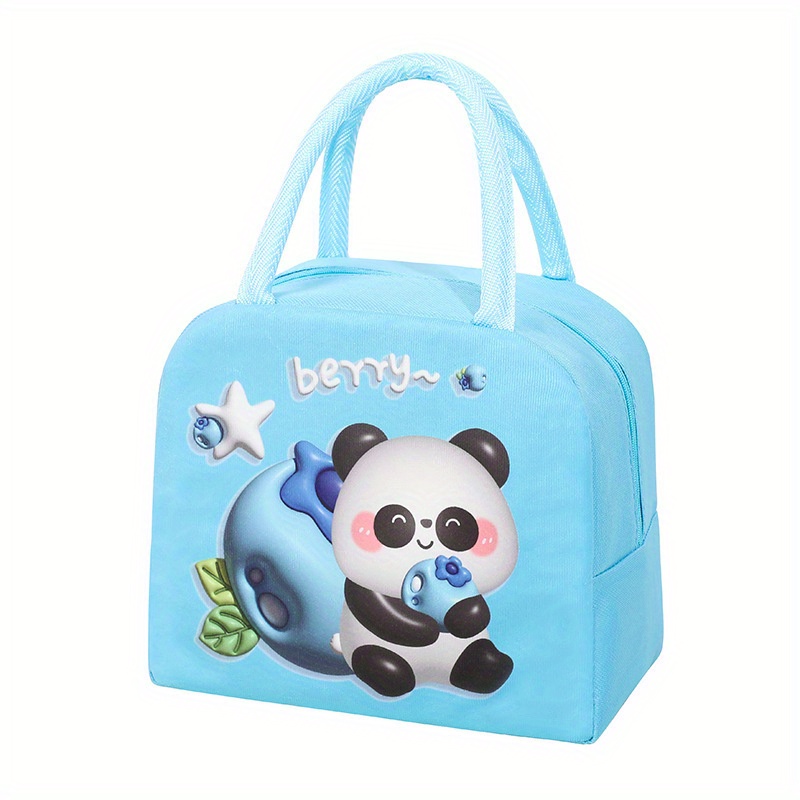 Kawaii Lunch Bag For Girls Lunch Box Insulated Cute Lunch Bags For Women  Insulated Lunch Box For Kids (pink-bear)